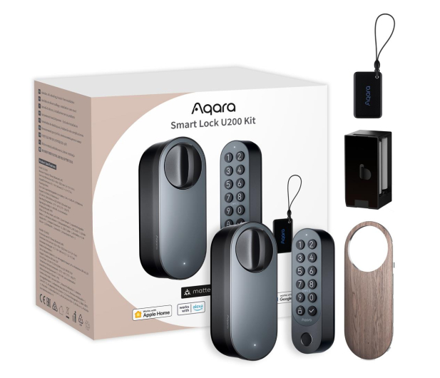 AQARA Smart Lock U200 czarny - 1266202 - zdjęcie